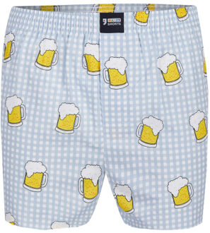 Wijde boxershorts heren met print 3-pack - maat L Veelkleurig