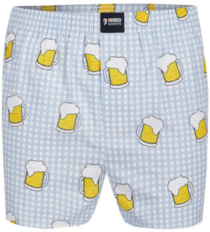 Wijde boxershorts heren met print 3-pack - maat XL Veelkleurig