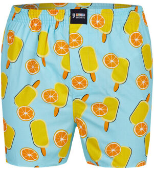 Wijde boxershorts heren met print 3-pack - maat XL Veelkleurig