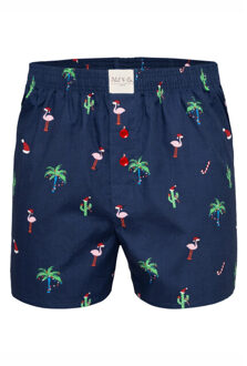 Wijde boxershorts heren met print 3-pack Veelkleurig - XL