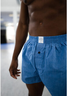 Wijde boxershorts heren multipack assorti mix d926 Blauw - XXL