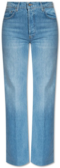 Wijde broekspijpen jeans Anine Bing , Blue , Dames - W26,W28,W30,W29