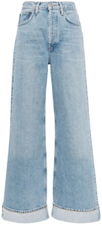 Wijde Jeans voor Dames Agolde , Blue , Dames - W28