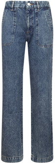 Wijde katoenen jeans met Amerikaanse zakken A.p.c. , Blue , Dames - W25,W26