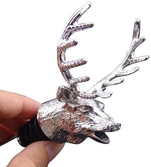 Wijn Accessoires Herten Hoofd Rode Wijn Stopper Zinklegering Creatieve Persoonlijkheid Bar Tool