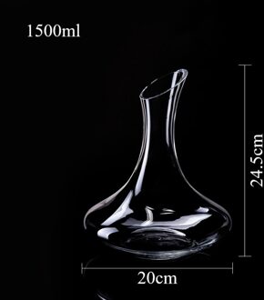 Wijn Decanter Crystal Glas Whisky 100% Hand Geblazen Loodvrij Whisky Karaf Wijn Karaf Voor Vodka 1500 Ml