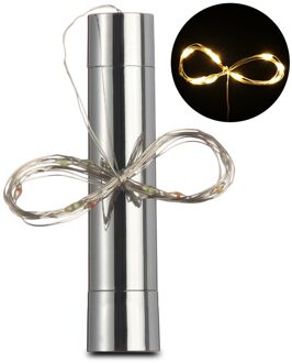 Wijn Fles Fairy Starry String Lights 10/20Leds Wijn Stopper Batterij Kurk Voor Party Kerst Xmas Lamp (zonder Batterij) warm wit / 2m