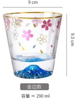 Wijn Glas Koffie Mokken Cherry Bloemen Wijn Glazen Bier Glas Vulkaan Glas Creatieve Leuke Rode Wijn Glas Drinkware Girly Hart