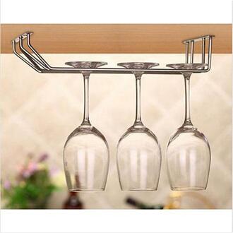 Wijn Glas Rack Kast Stand Home Dining Bar Tool Plank Houder Hanger 1 Row