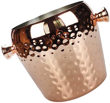 Wijn Ijsemmer 1 Liter Gehamerd Rvs Drankjes Wijnkoeler