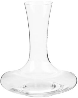 Wijn karaf/decanteer kan 1,5 liter van glas met taps toelopende hals