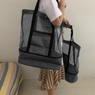 Wijn Koeltas Voor Gebotteld Dranken Duurzaam, Lichtgewicht, Draagtas, Schoudertas, kruis Tas Voor Wandelen, Strand, Picknick zwart