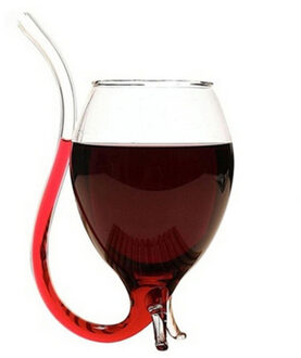 Wijn Mok Glazen Beker Speciale Wijn Cup Met Nozzle 300Ml Rode Wijn Mok Stijlvolle Clear Party Devil sap