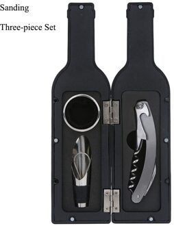 Wijn Opener Accessoires Gereedschap Set Met Obers Corkscrew Opener 5 Stuk Wijn Fles Opening Kit 3 Delige Set deluxe Tool Three-stuk reeks