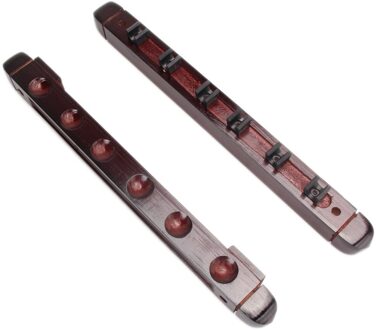 Wijn Rode Biljart Pool Wall Mount Opknoping Professionele 6 Cue Sticks Hout Rack Houder Organizer Voor Snooker Accessaries