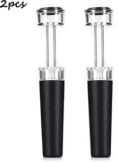 Wijn Stoppers Vacuum Wine Saver Pomp Siliconen Fles Stoppers Uitbreiden Handleiding Drank Stopper Wijn Onderhouder 2 stk