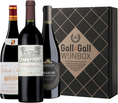 Wijnbox Deluxe Rood 3X75CL