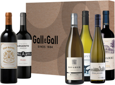 Wijnbox Wereldse Wijnen Gemixt 6X75CL