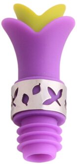 Wijnfles Stoppers Siliconen Goedgekeurd Food Grade Duurzaam Wijn Schenker Thuis Keuken Bar Gereedschap Groen/Roze/Paars GI872575