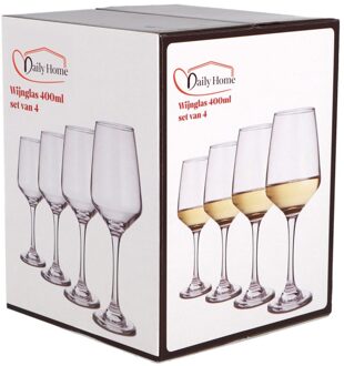 Wijnglas 400ml Set Van 4