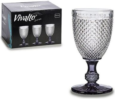 Wijnglas Vivalto Antraciet (8X15X8 Cm)