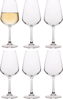 wijnglazen Barolo - 12x stuks - voor rode en witte wijn - 390 ml