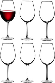 wijnglazen Cabernet - 6x stuks - voor rode en witte wijn - 470 ml