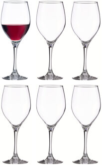 wijnglazen Sauvignon - 6x stuks - voor rode en witte wijn - 440 ml