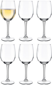 wijnglazen Tempranillo - 6x stuks - voor rode en witte wijn - 420 ml