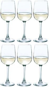 Wijnglazen Versailles - 6x - witte wijn - glas - 280 ml