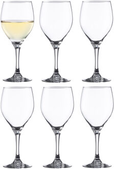 wijnglazen Vintage - 12x stuks - voor rode en witte wijn - 320 ml