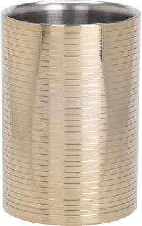 Wijnkoeler - goudkleurig - champagnekoeler - 12 cm
