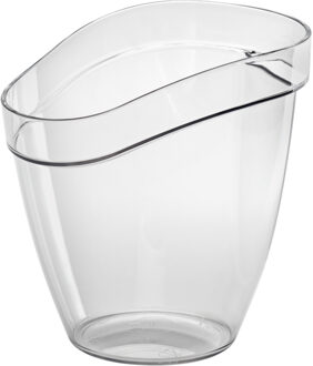 Wijnkoeler Paris - transparant - PC kunststof - 23x18 cm - IJsemmer - wijnfles koeler