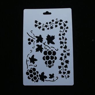 Wijnstok Blad Herbruikbare Stencil Airbrush Schilderen Art Cake Spraymatrijs Diy Decor Ambachten Tableau Decoratie