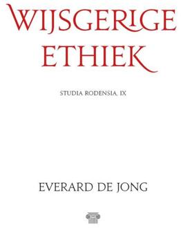 Wijsgerige ethiek - Studia Rodensia - (ISBN:9789079578207)