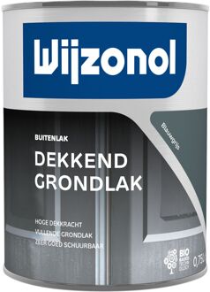 Wijzonol Dekkend Grondlak - 0,75l - Blauwgrijs