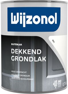 Wijzonol Dekkend Grondlak - 0,75l - Wit