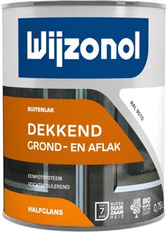 Wijzonol Dekkend Halfglans - 0,75l - RAL 9010