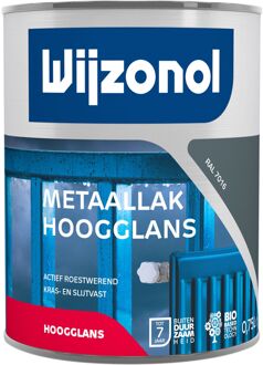 Wijzonol Metaallak Hoogglans Ral 7016