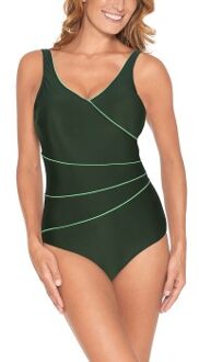 Wiki Classic Swimsuit * Actie * Lila,Zwart,Groen,Grijs,Blauw - 36,38,40,42,44,46,48