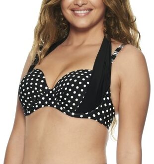 Wiki Madrid Magic Bikini Top Zwart - B 70,D 70,D 75