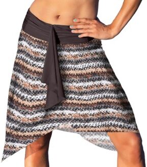 Wiki Puerto Rico Skirt Dress Versch.kleure/Patroon,Bruin - Small,Medium,Large,XX-Large