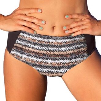 Wiki Puerto Rico Swim Midi Shape Versch.kleure/Patroon,Bruin - 38,40,42,44,46,48,50