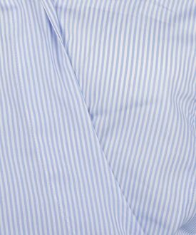 Wikkel Blouse Julia Streep Lichtblauw - XS,S,M,L,XL,XXL