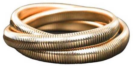 Wikkelarmband Cobra  goud - One Size,