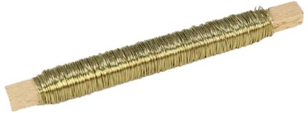 Wikkeldraad koper 0.50mm 50gram Goud