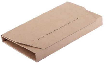 Wikkelverpakking CleverPack A5 +zelfkl strip bruin 25stuks