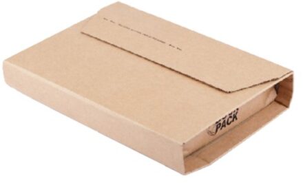 Wikkelverpakking CleverPack ringb +zelfkl strip bruin 10stuk