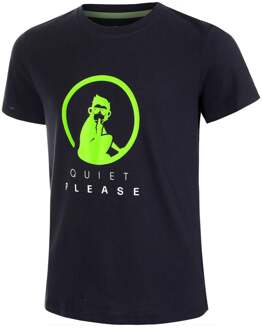 Wild Advantage Logo T-shirt Jongens-Donkerblauw,Neongroen - 128