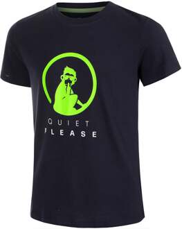 Wild Advantage Logo T-shirt Jongens-Donkerblauw,Neongroen - 140